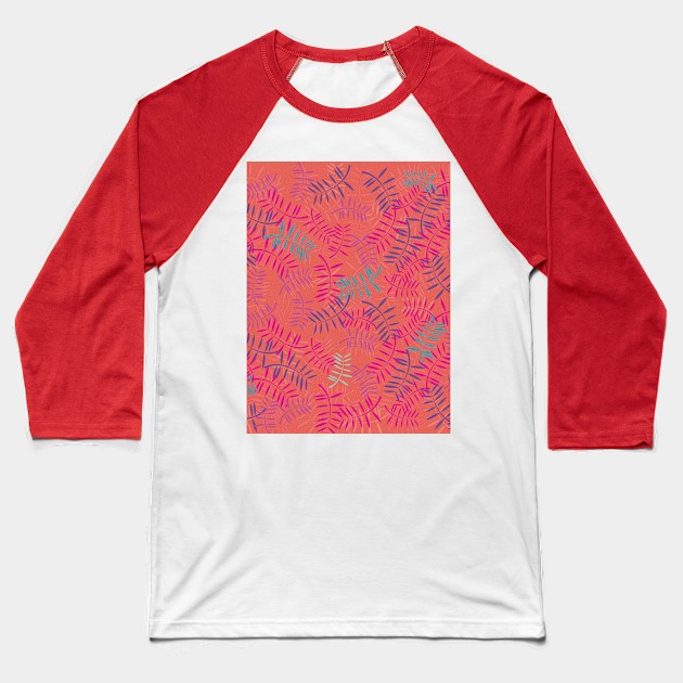 Havanna Nights Pattern Baseball T-Shirt by Tobe_Fonseca